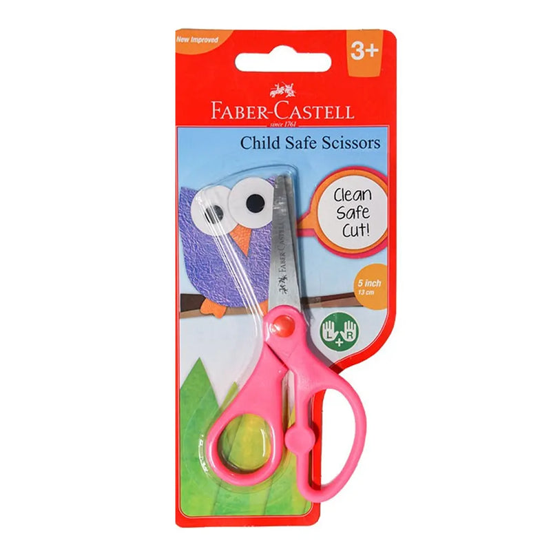 Tijeras Infantiles Safe Faber-Castell - Rosa