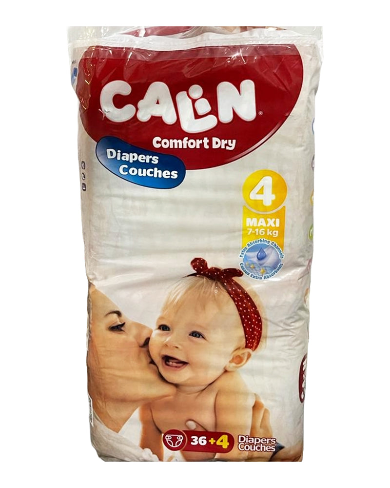 Calin Couches bébé Taille 4 - 36 Unités + 4 Gratuits