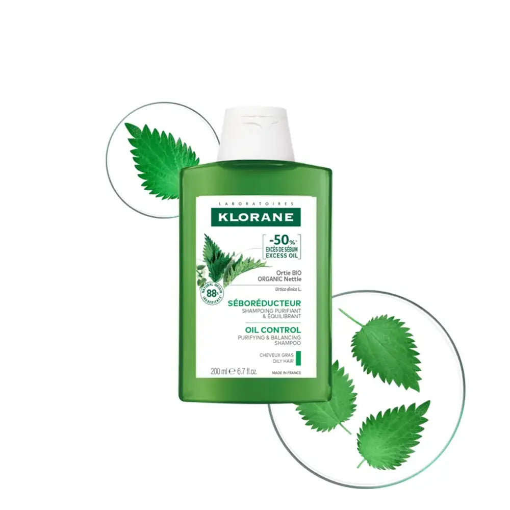 Klorane Champú Seborreductor a la Ortiga Bio 200ml