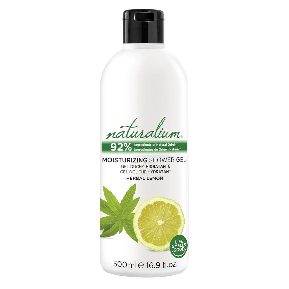 Naturalium Gel de Douche Hydratant Citron aux Herbes 500 ml