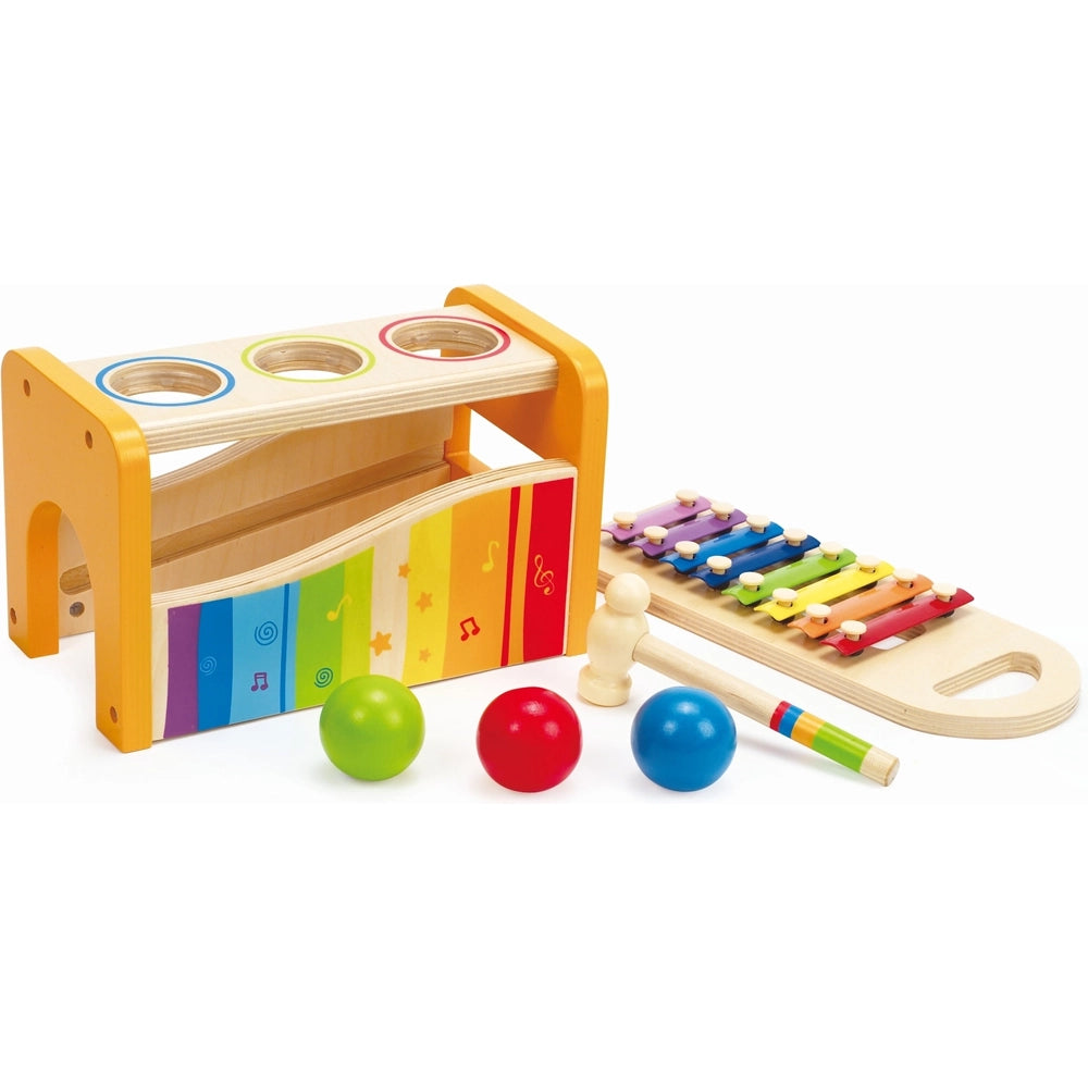 Hape Banc à Marteler et Xylophone 12M+