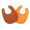 Babymat Set of 2 Bibs - Terracotta