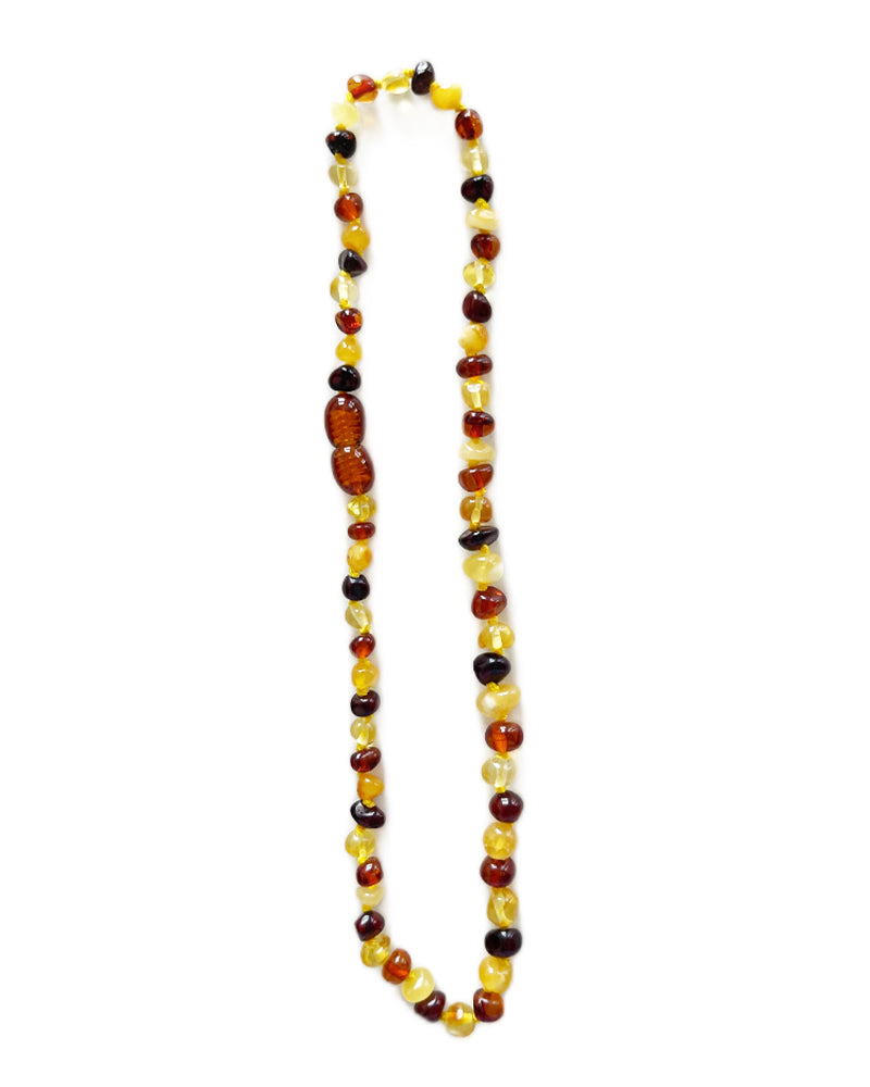 Amber Necklace with Certificate of Authenticity for Baby - Multi