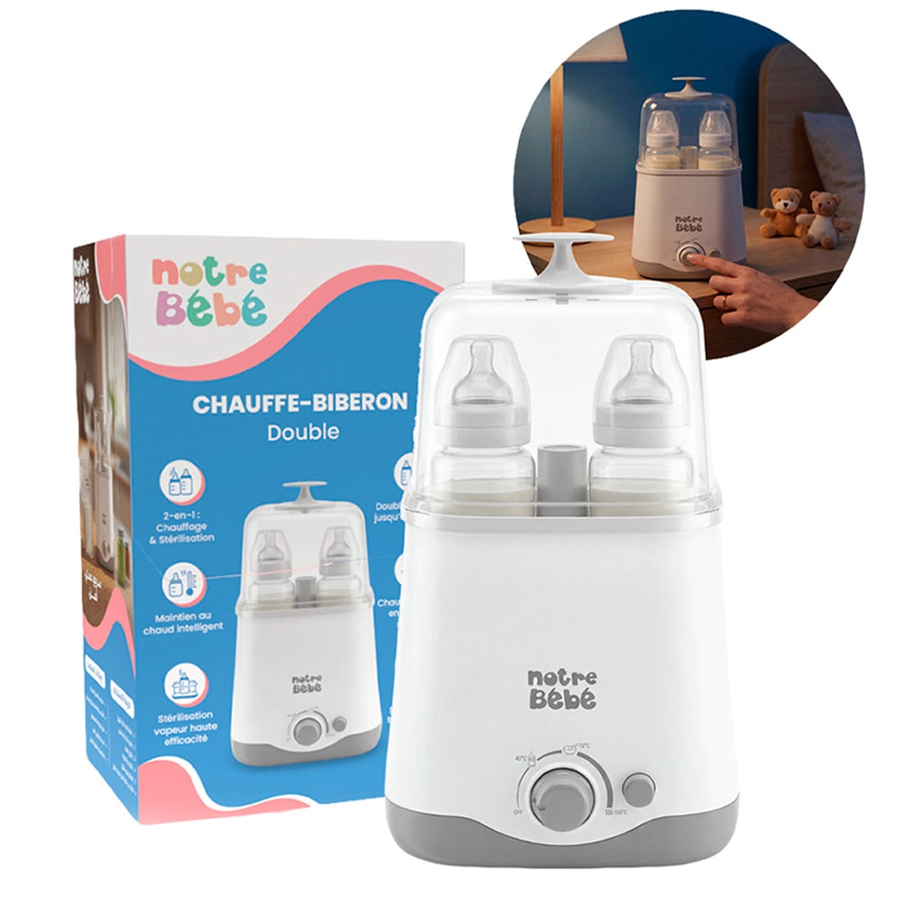 Notre Bébé Chauffe Biberon Double