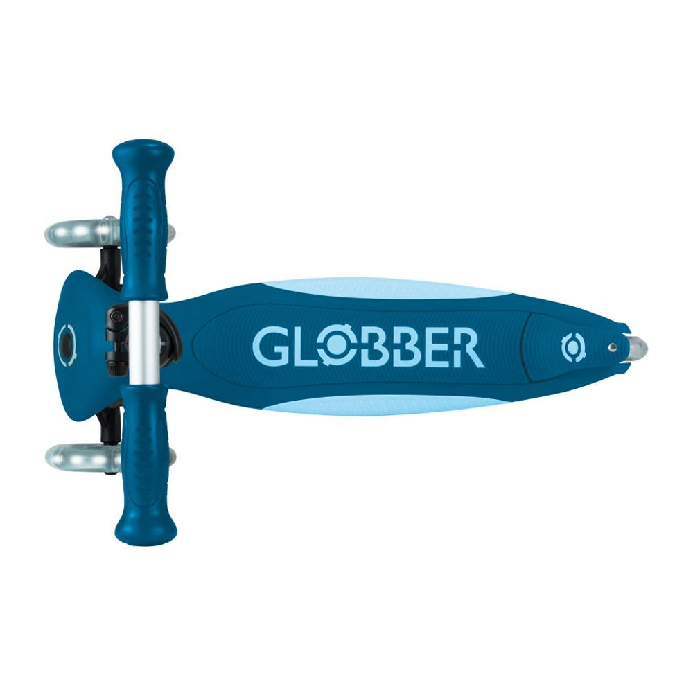 Globber Trottinette Primo Pliable Plus Lights - Bleu
