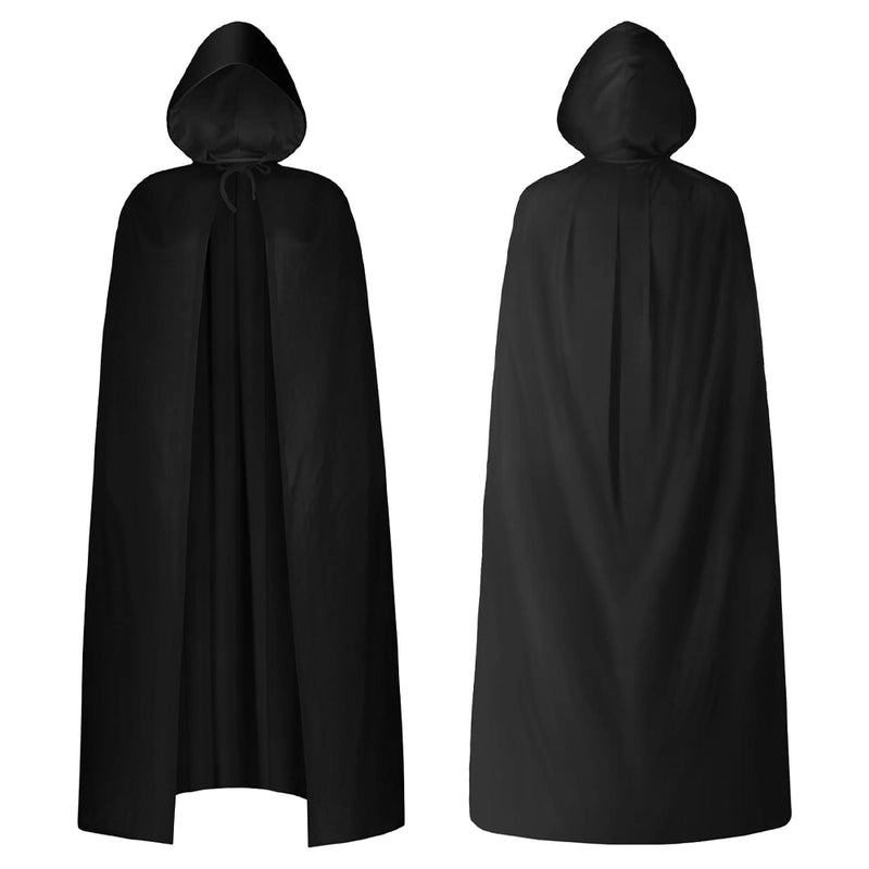 Capa Negra con Capucha Infantil