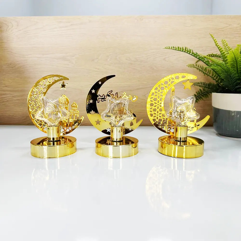 Décoration En Métal pour Ramadan - Doré