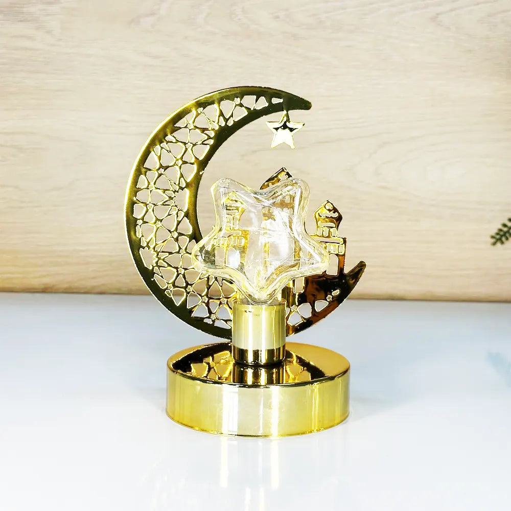 Décoration En Métal pour Ramadan - Doré