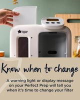 Tommee Tippee Lot de 2 Filtres de Rechange pour Préparateur de Biberons Perfect Prep