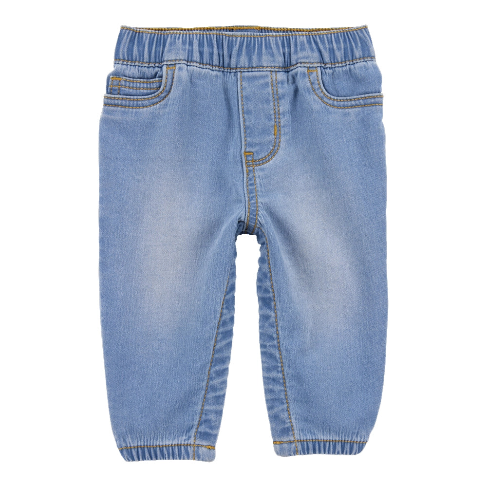OshKosh Baby Boy Pull-On Jeans with Snap Closures - Blue