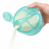Mammia Doseur de Lait en Poudre 3 Compartiments - Turquoise