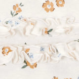 Ensemble 3 Pièces Bébé Fille Carter's - Floral Or & Blanc