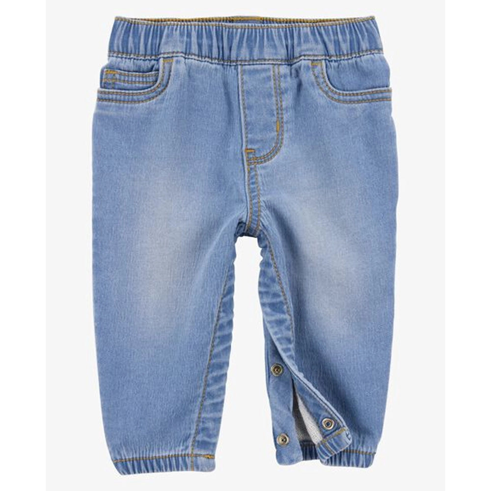 OshKosh Baby Boy Pull-On Jeans with Snap Closures - Blue