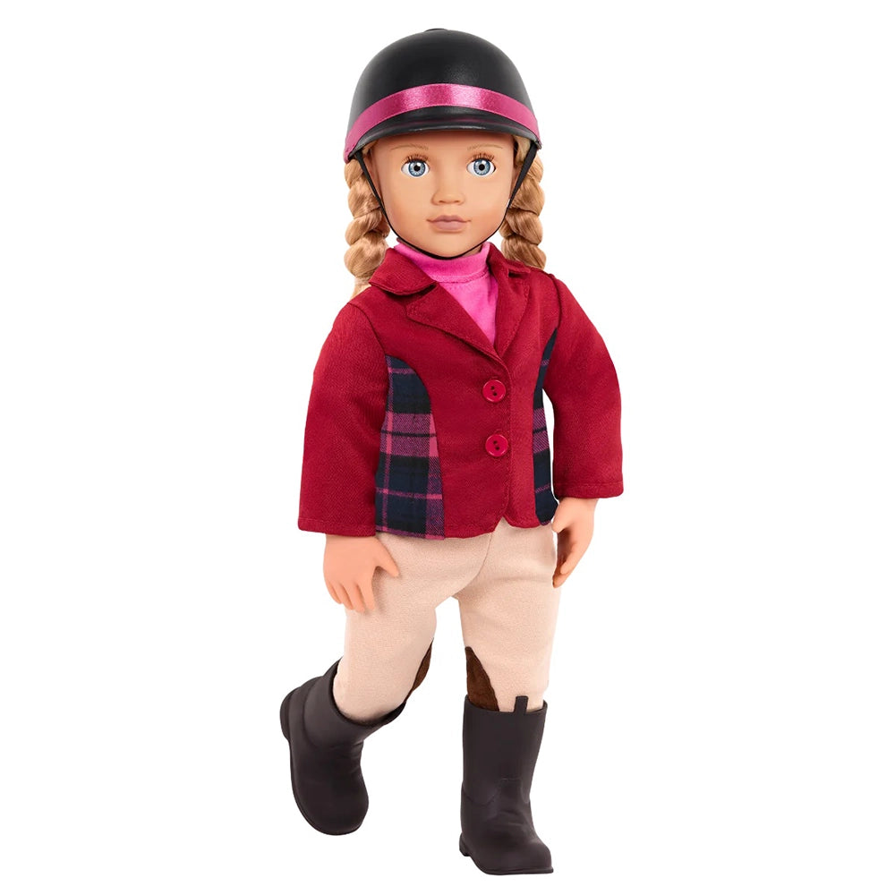 Our Generation Poupée & Livre d'Équitation Articulés 46cm 3A+ - Lily Anna