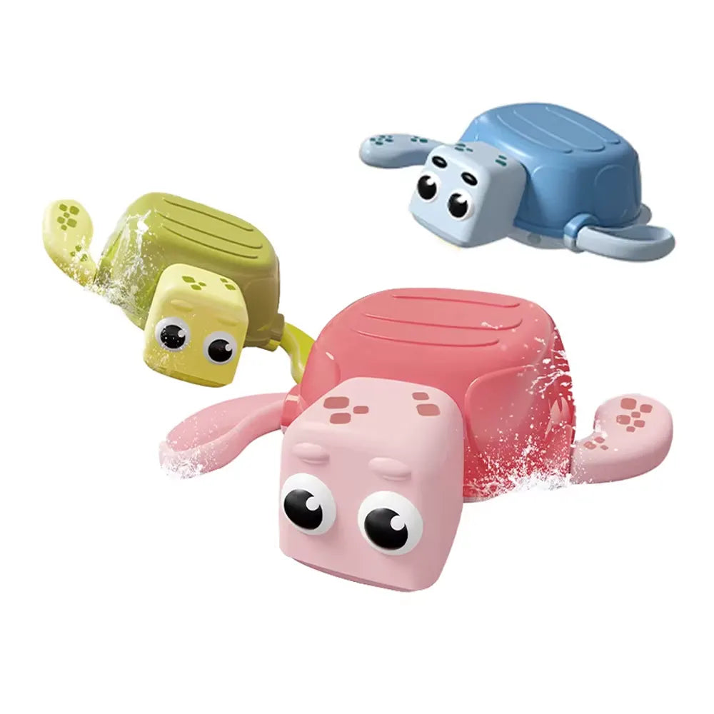 Jouet de Bain Tortue Flottante 3A+ - Rose