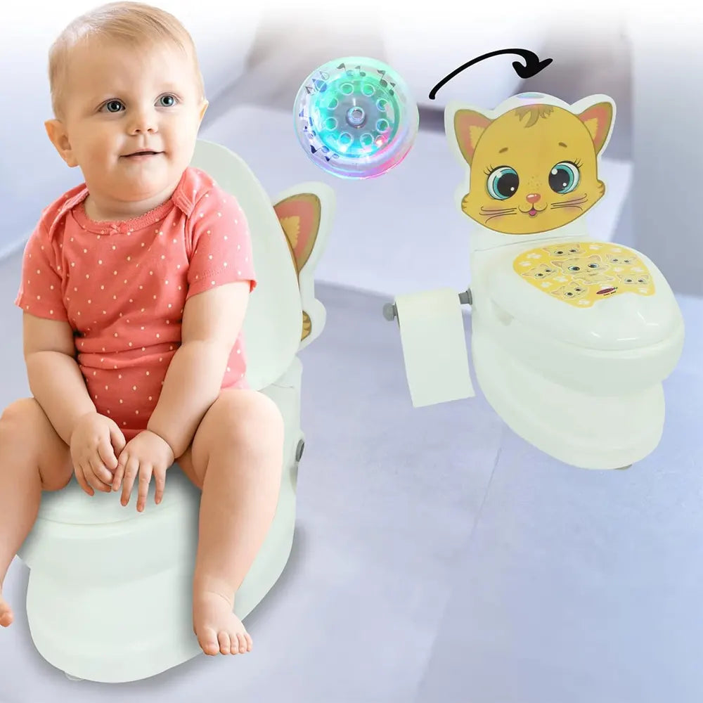 Pot Interactif pour Enfants – Design Chat avec Effets Sonores