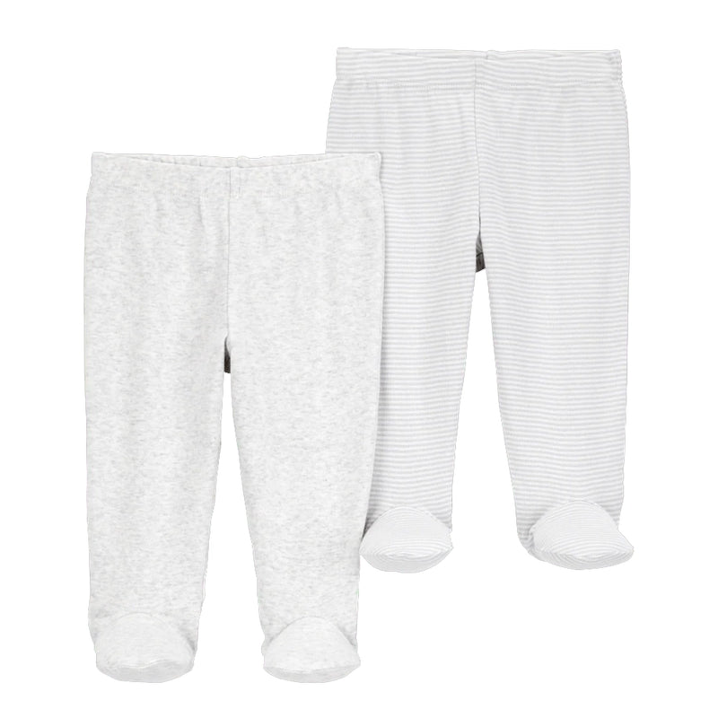 Lot de 2 Pantalons en Coton Bébé Carter's - Gris