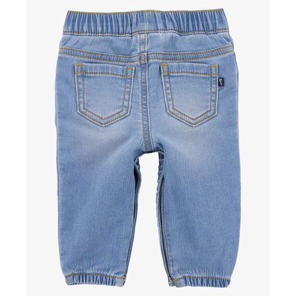 OshKosh Baby Boy Pull-On Jeans with Snap Closures - Blue