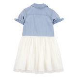 Robe en Jean Bicolore Fille Oshkosh