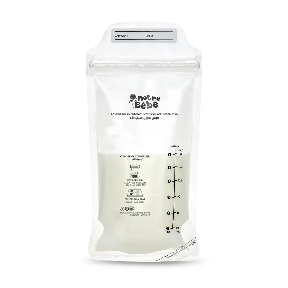 Notre-Bébé Breast Milk Storage Bags 25 Bags