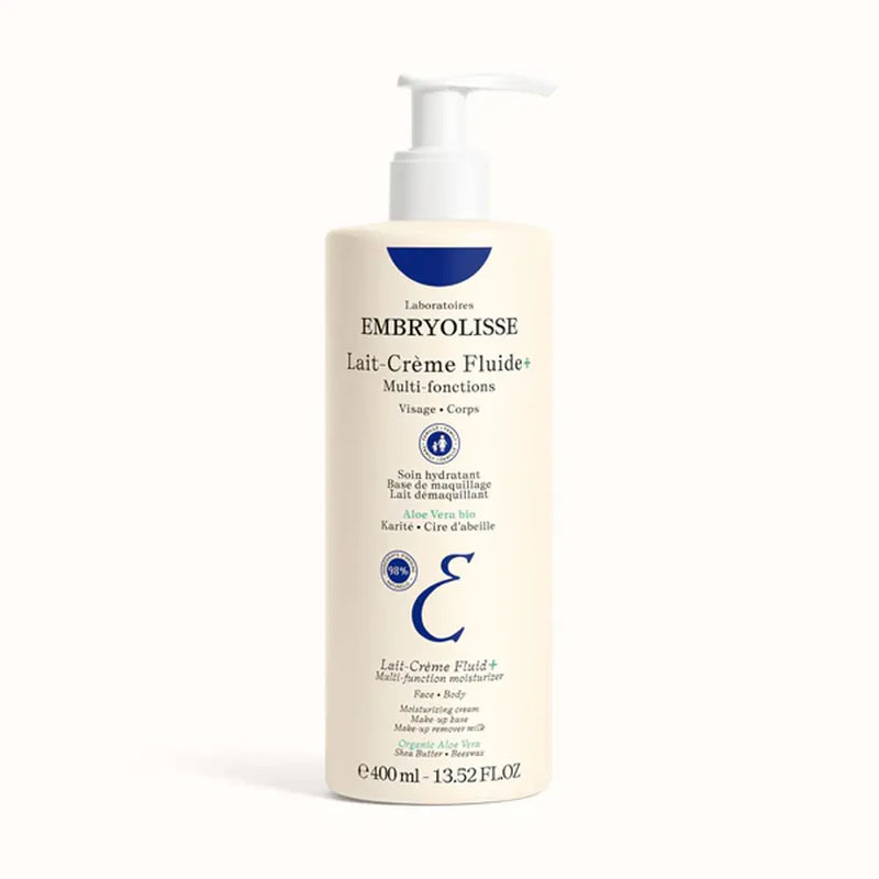 Embryolisse Leche-Crema Fluida+ 6-en-1 Rostro y Cuerpo - 400ml