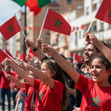 Petit Drapeau du Maroc en Tissu – 20 × 30 cm