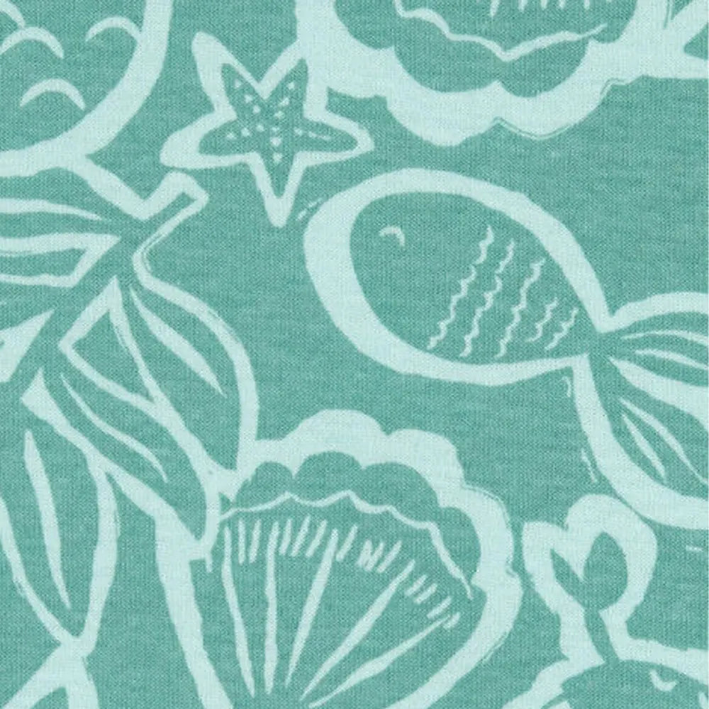 Pyjama 4 Pièces en Coton - Sirène Vert