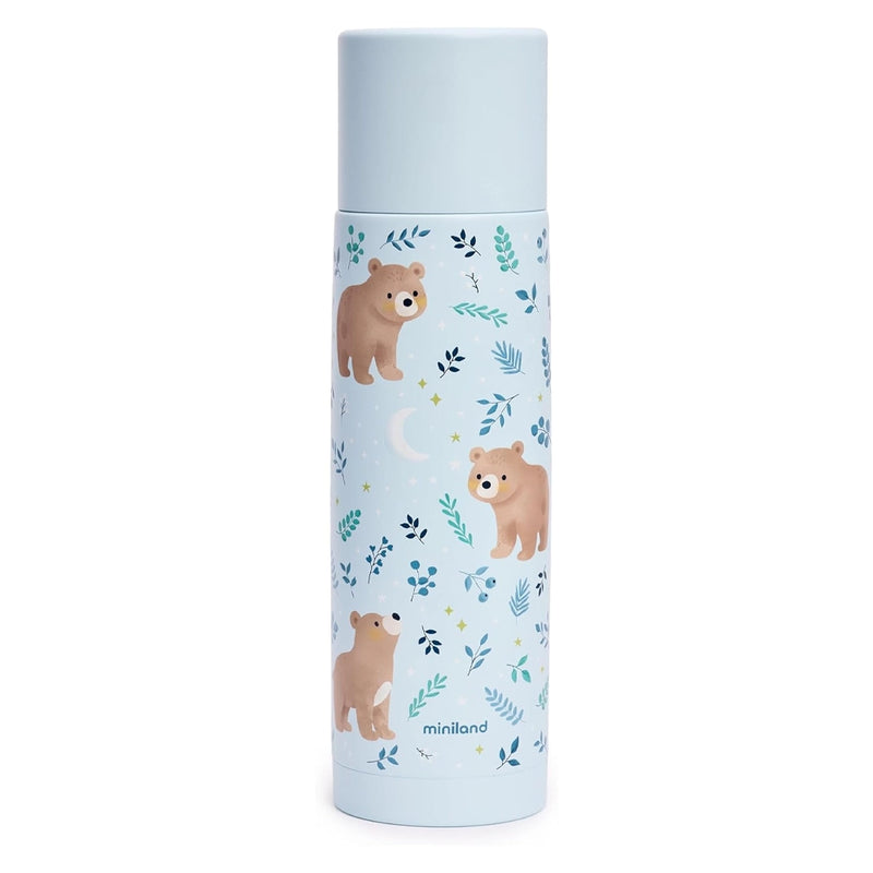 Miniland Gourde Isotherme en Acier Inoxydable 500ml - Ourson