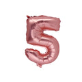 Ballon Chiffre 5 Rose Gold – 86cm