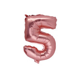 Globo de Número 5 Oro Rosa – 86cm