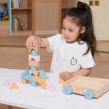 Viga Toys PolarB Chariot à Tirer avec Blocs 18M+