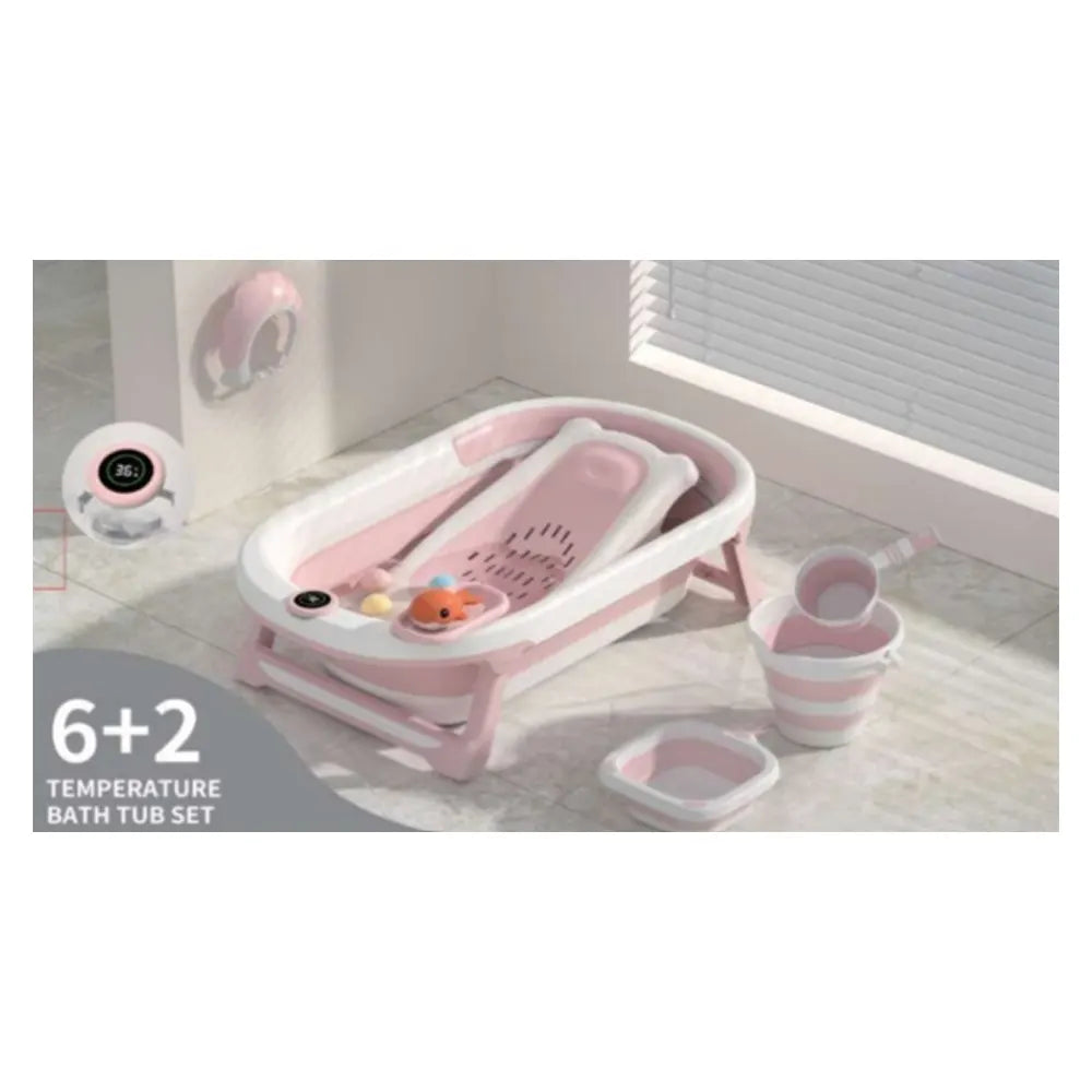 Bañera plegable con accesorios