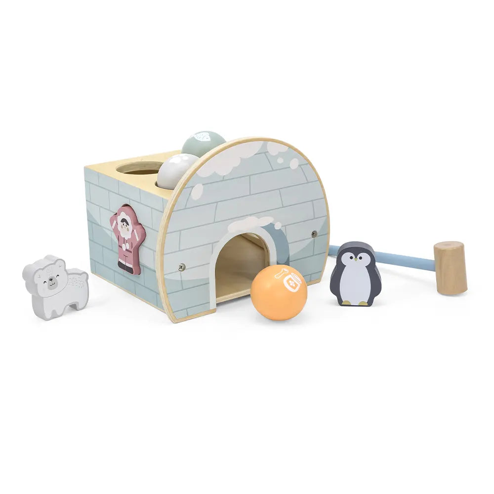 Viga Toys PolarB Jeu de Marteau Igloo 18M+