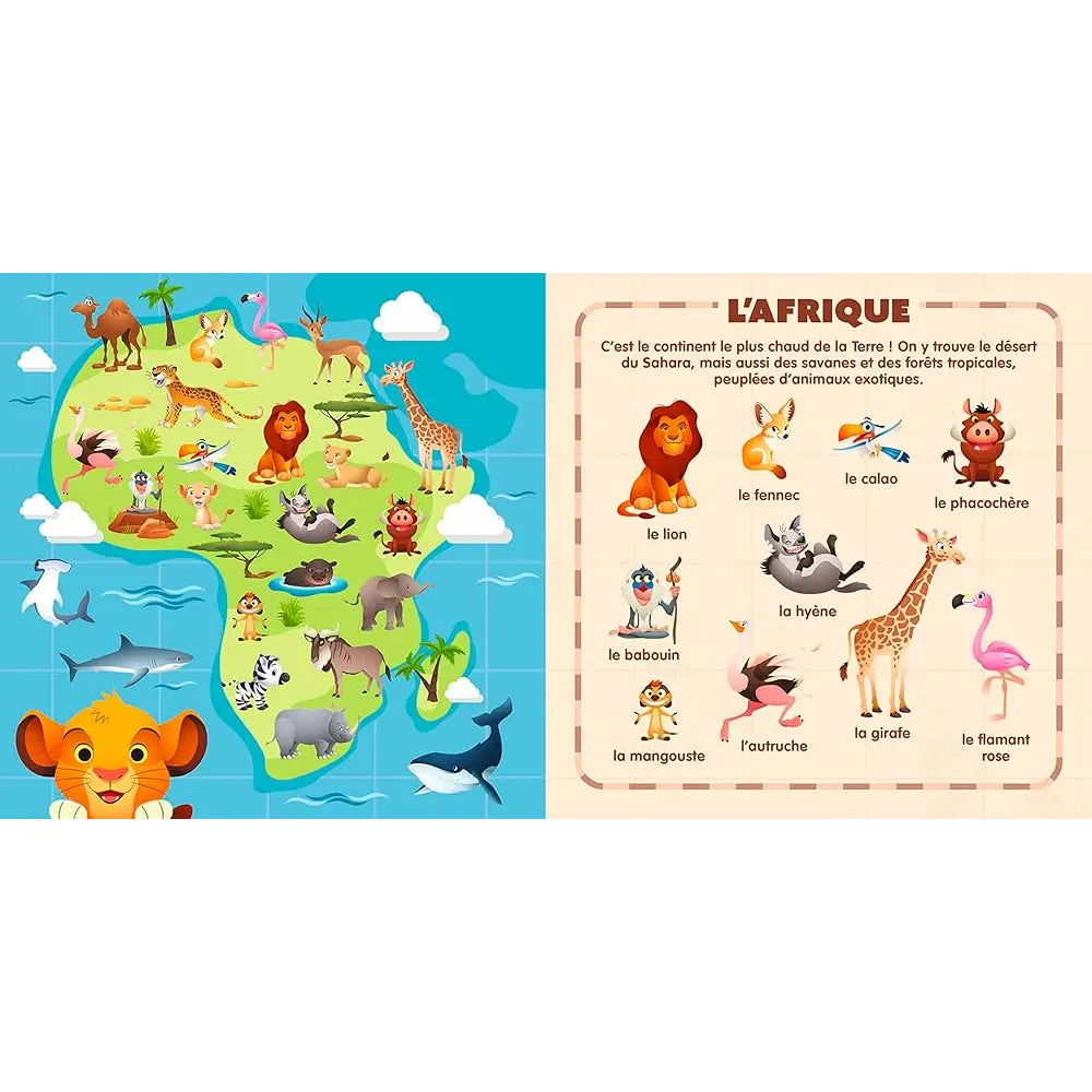 Disney Baby Mes Premiers Imagiers - Les animaux du monde