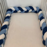 Babymat Tour de Lit Tressé - Bleu
