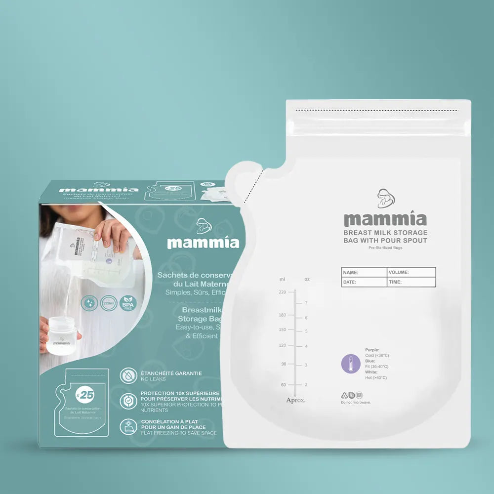 Mammia 25 Sachets de Conservation du Lait Maternel