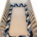 Babymat Protector de cuna trenzado - Azul