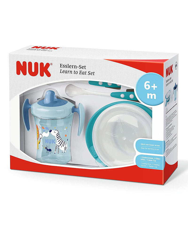 Juego de comida NUK de 4 piezas - Azul