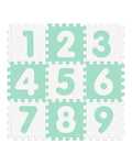 Sunta Tapis Puzzle Numéros Souple Antibactérien - Vert & Blanc