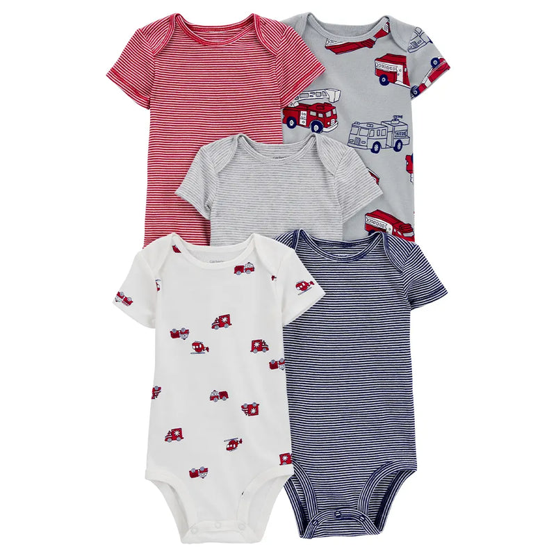 Carter's Pack de 5 bodis de manga corta - Multicolor