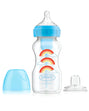 Dr. Brown's Biberon 270ml Cole large Bleu 6M+ (sippy+tétine L3)
