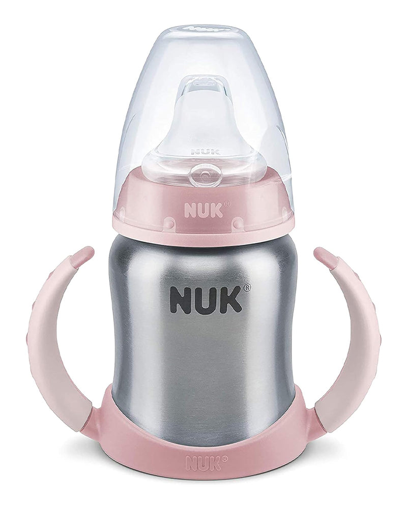 NUK Learner Stainless Steel Cup 125ml 6-18M - Pink