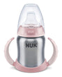 Tasse NUK Learner Stainless Steel 125ml 6-18M - Rose