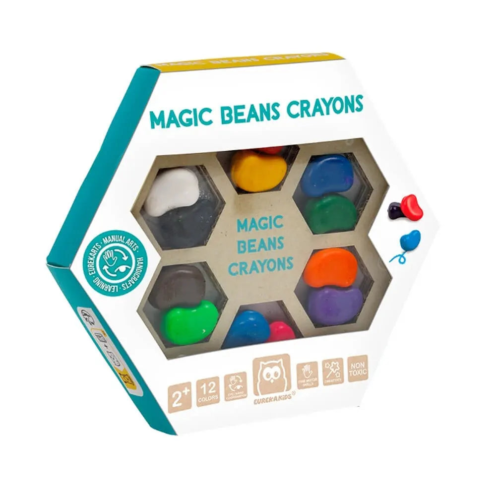 Eurekakids Magic Beans Crayon 12 Pieces - 2A+