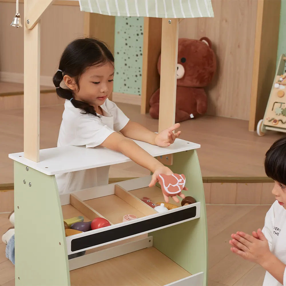 Viga Toys PolarB Market en Bois 3A+