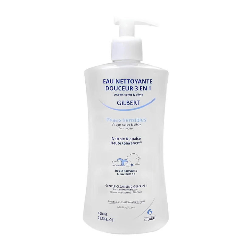 Gilbert Agua Limpiadora Suave 3 en 1 - 400ml