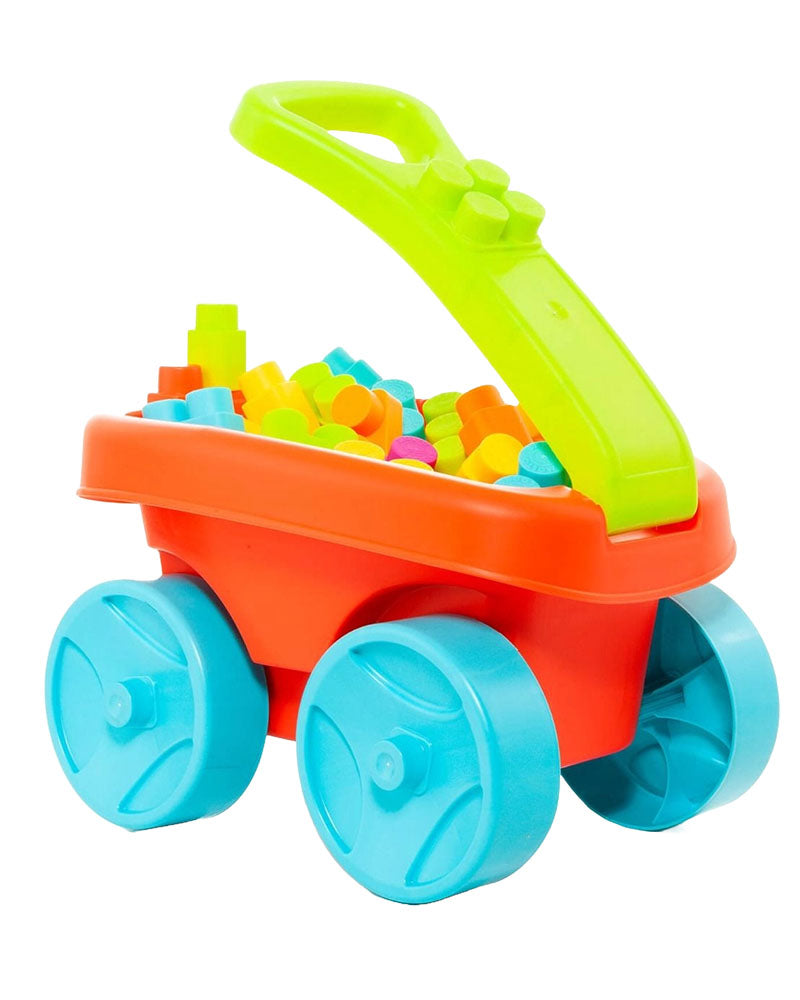 Molto Cart with 20 Blocks 12M+ - Red