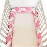 Babymat Tour de Lit Tressé - Rose