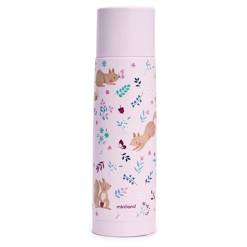 Miniland Gourde Isotherme en Acier Inoxydable 500ml - Écureuil