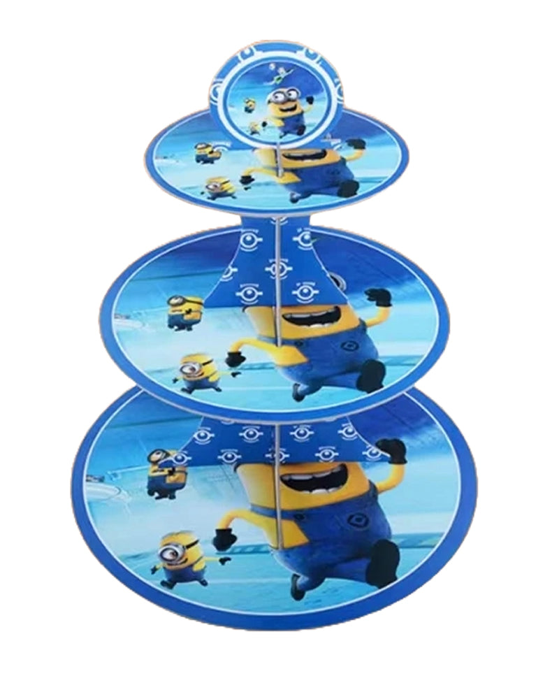 Foldable Paper Cake Stand - The Minions